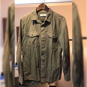 Buck Mason Shirt (olive green) Sz S
